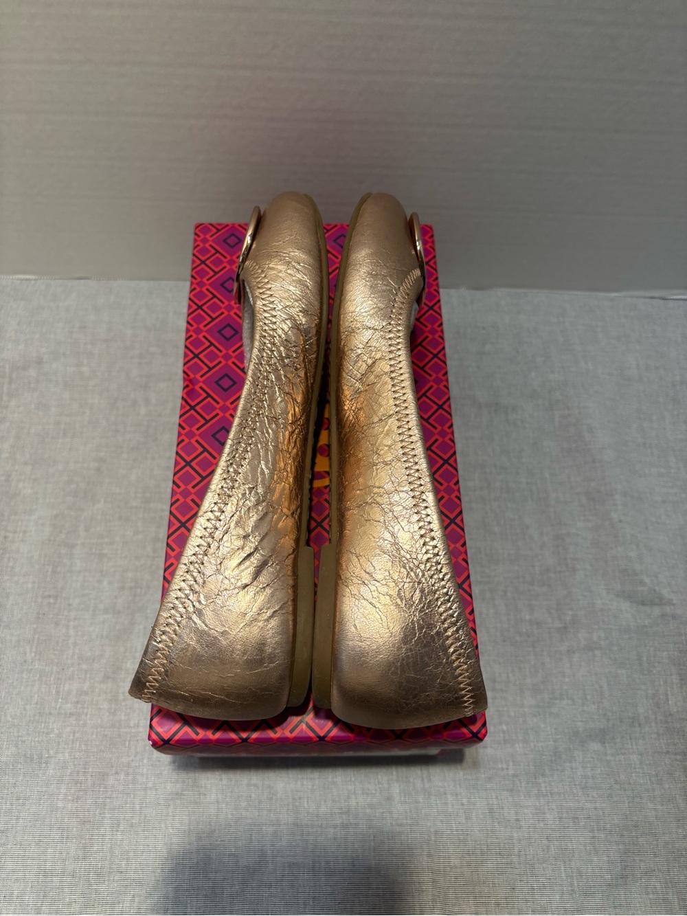 Tory Burch Rise Gold Reva Ballet - Picture 10 of 12